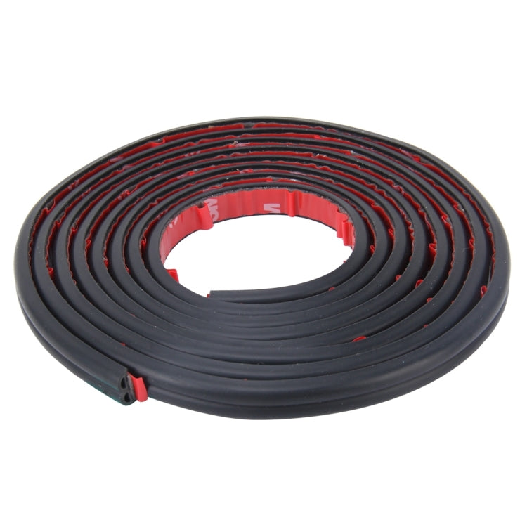 4m B Shape Car Decorative Strip Rubber Chrome Decoration Strip Door Seal Window Seal by buy2fix