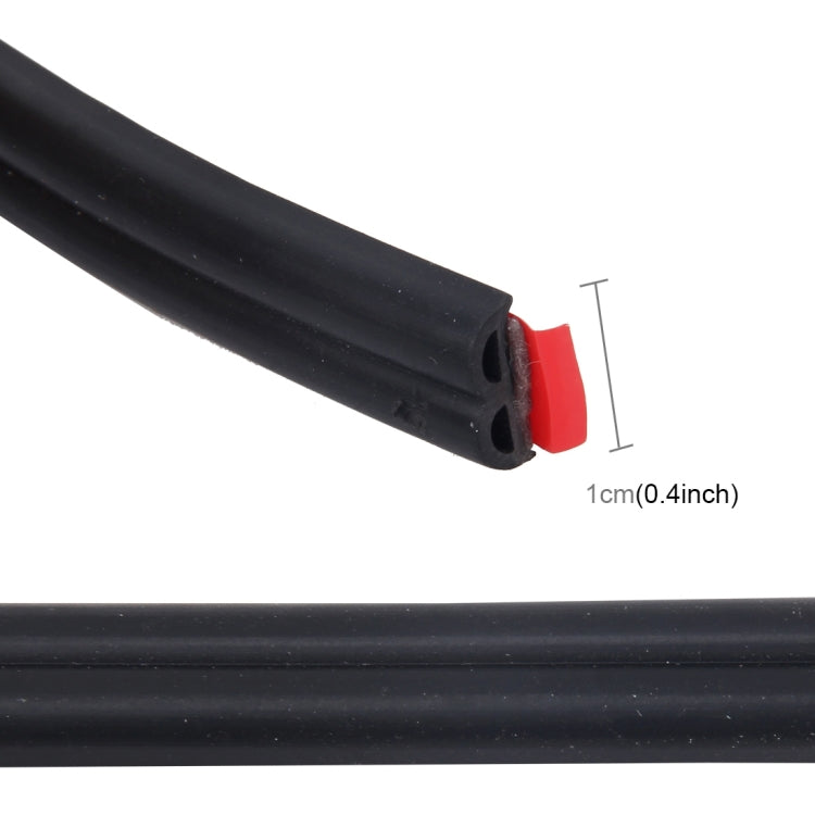 4m B Shape Car Decorative Strip Rubber Chrome Decoration Strip Door Seal Window Seal by buy2fix
