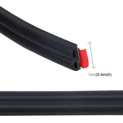 4m B Shape Car Decorative Strip Rubber Chrome Decoration Strip Door Seal Window Seal by buy2fix
