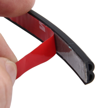 4m B Shape Car Decorative Strip Rubber Chrome Decoration Strip Door Seal Window Seal by buy2fix