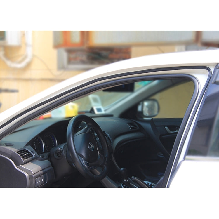 4m B Shape Car Decorative Strip Rubber Chrome Decoration Strip Door Seal Window Seal by buy2fix