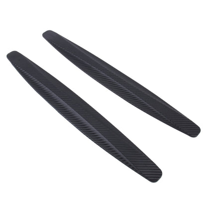 2 PCS Universal Car Body Carbon Fiber Bumper Guard Protector Sticker/Car Crash Bar Bumper Strips /Car Crash Strips/Anti-rub Strips/Anti-rub Bar(Black) by buy2fix