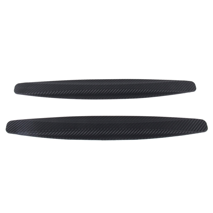 2 PCS Universal Car Body Carbon Fiber Bumper Guard Protector Sticker/Car Crash Bar Bumper Strips /Car Crash Strips/Anti-rub Strips/Anti-rub Bar(Black) by buy2fix