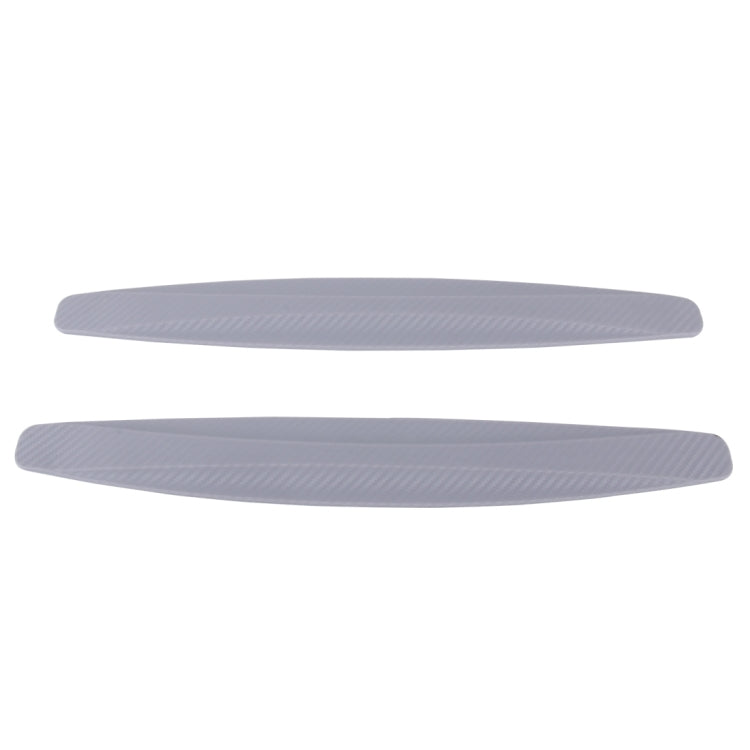 2 PCS Universal Car Body Carbon Fiber Bumper Guard Protector Sticker/Car Crash Bar Bumper Strips /Car Crash Strips/Anti-rub Strips/Anti-rub Bar(Grey) by buy2fix