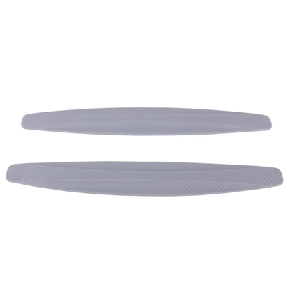 2 PCS Universal Car Body Carbon Fiber Bumper Guard Protector Sticker/Car Crash Bar Bumper Strips /Car Crash Strips/Anti-rub Strips/Anti-rub Bar(Grey) by buy2fix