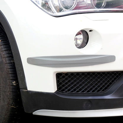2 PCS Universal Car Body Carbon Fiber Bumper Guard Protector Sticker/Car Crash Bar Bumper Strips /Car Crash Strips/Anti-rub Strips/Anti-rub Bar(Grey) by buy2fix