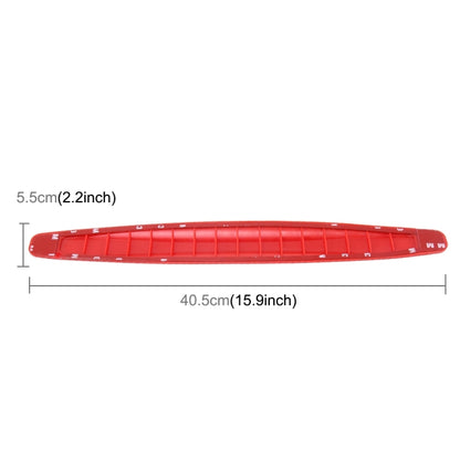2 PCS Universal Car Body Carbon Fiber Bumper Guard Protector Sticker/Car Crash Bar Bumper Strips /Car Crash Strips/Anti-rub Strips/Anti-rub Bar(Red) by buy2fix