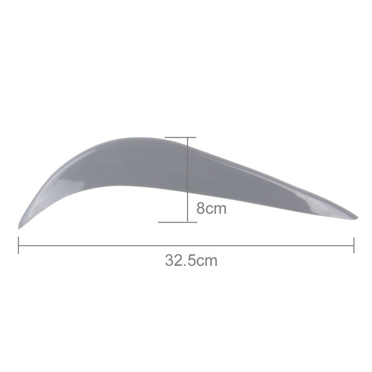 2 PCS YI-237 Universal Car Body Bumper Guard Protector Sticker Turning Guard/Car Crash Bar Bumper Strips /Car Crash Strips/Anti-rub Strips/Anti-rub Bar(Grey) by buy2fix