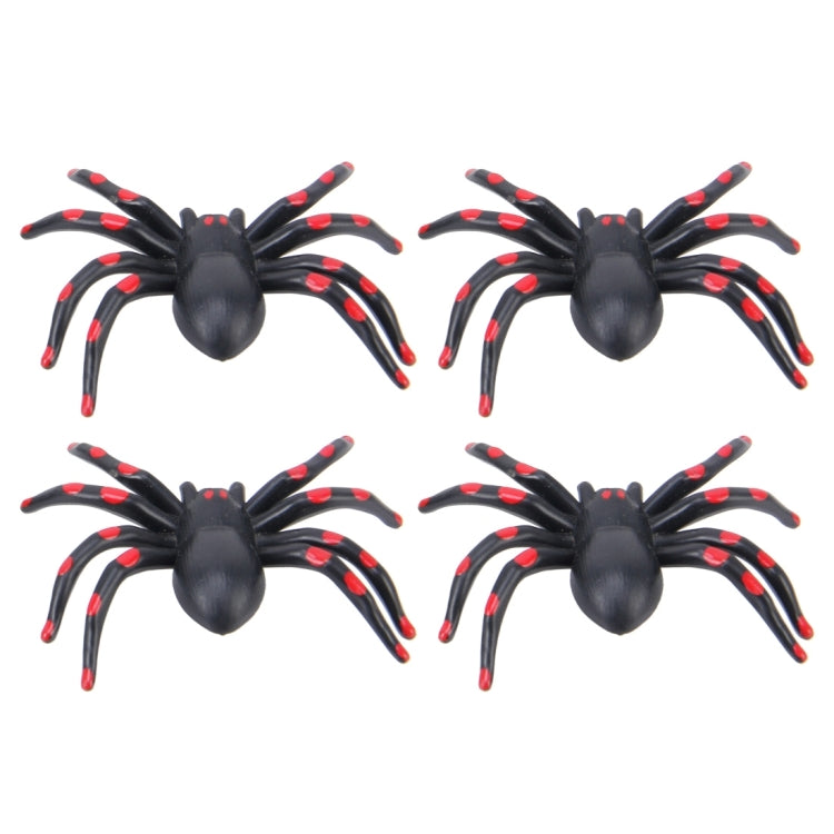 4 PCS Universal Spider Shape Car Motor Bicycle Tire Valve Caps (Red) - Tire Valve Caps by buy2fix | Online Shopping UK | buy2fix