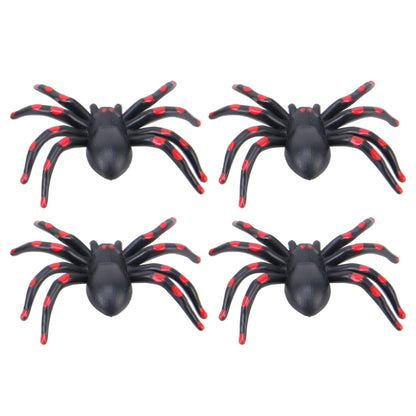4 PCS Universal Spider Shape Car Motor Bicycle Tire Valve Caps (Red) - Tire Valve Caps by buy2fix | Online Shopping UK | buy2fix