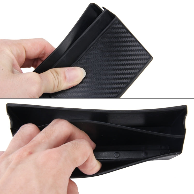 Car EVA Carrying Organizer Storage Double-layer Sticker Bag for Phone Coin Key and Other Small Items(Big Size) by buy2fix