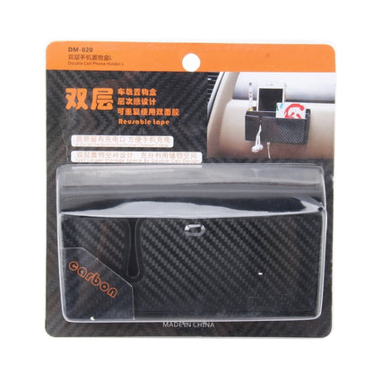 Car EVA Carrying Organizer Storage Double-layer Sticker Bag for Phone Coin Key and Other Small Items(Big Size) by buy2fix