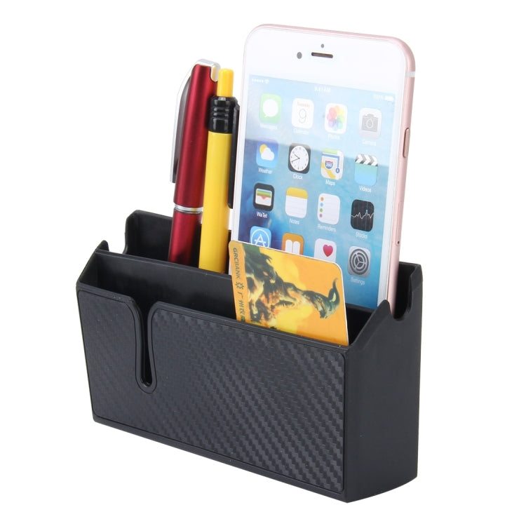 Car EVA Carrying Organizer Storage Double-layer Sticker Bag for Phone Coin Key and Other Small Items(Big Size) by buy2fix
