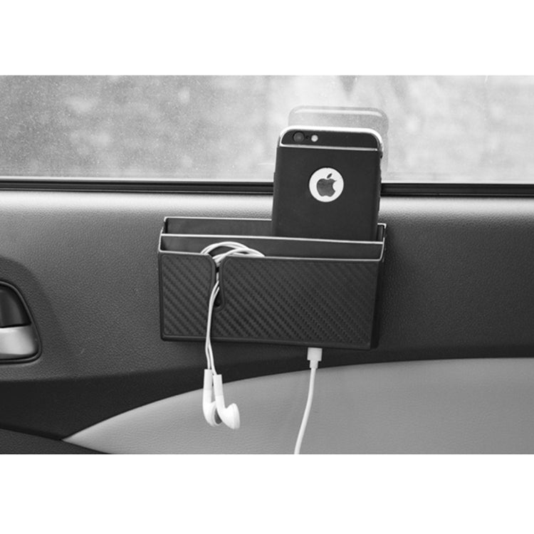 Car EVA Carrying Organizer Storage Double-layer Sticker Bag for Phone Coin Key and Other Small Items(Big Size) by buy2fix