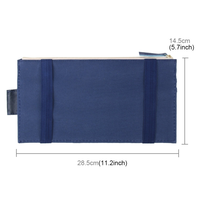 Multi-functional Auto Car Sun Visor Sunglass Holder Card Storage Holder Inner Pouch Bag(Dark Blue) by buy2fix