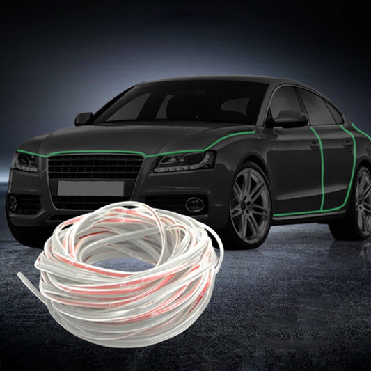5m Car Luminous PVC Chrome Decoration Door & Window Seal Decorative Strip by buy2fix