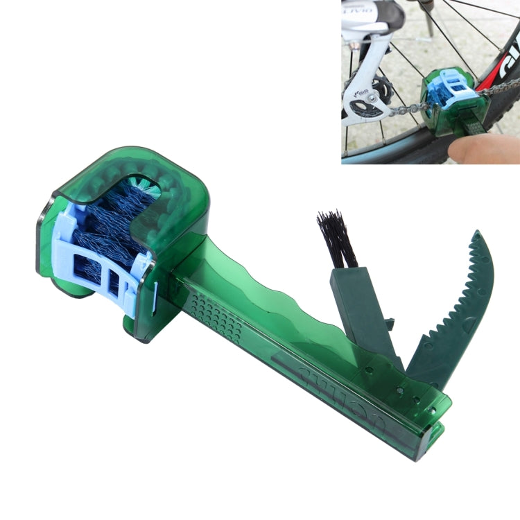 CYLION Multifunctional Quick Wash Brushes Tool kits Chain Cleaner for Bicycle by buy2fix
