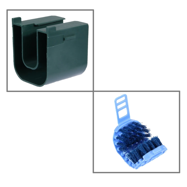 CYLION Multifunctional Quick Wash Brushes Tool kits Chain Cleaner for Bicycle by buy2fix