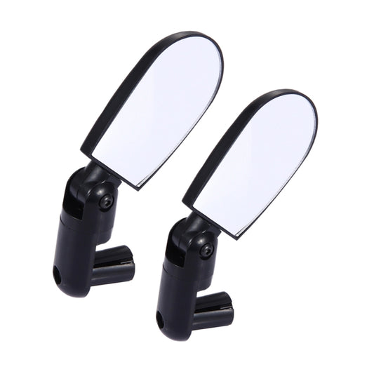 2 PCS Mini Universal Adjustable Rear View Mirror Rear Reflector for Bicycle / Mountain Bike by buy2fix