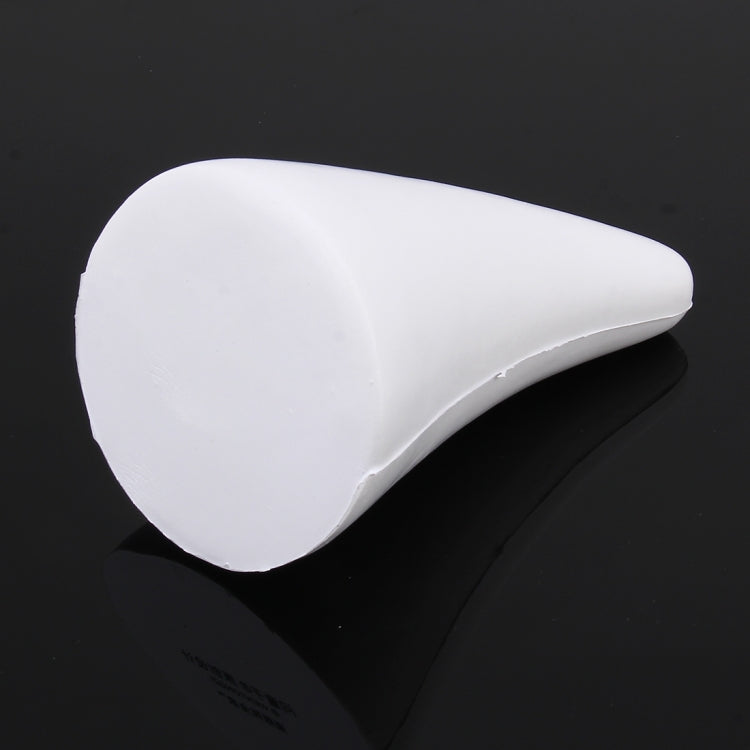 Car Rubber Exterior Decorative Horn(White) by buy2fix
