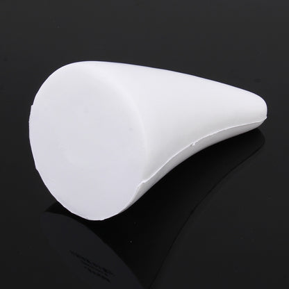 Car Rubber Exterior Decorative Horn(White) by buy2fix