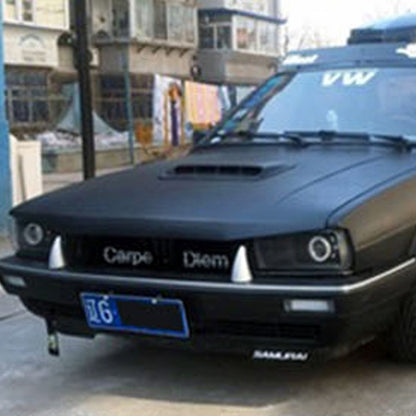 Car Rubber Exterior Decorative Horn(White) by buy2fix