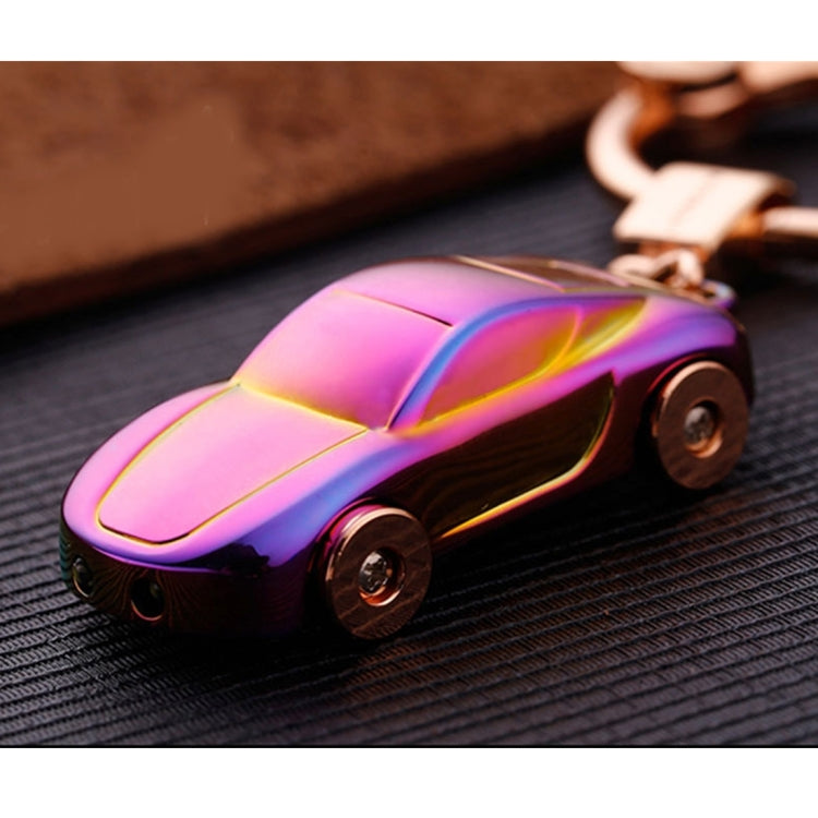 Metal Car Shape Decorative Keychain Holder(Random Color Delivery) by buy2fix