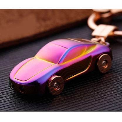Metal Car Shape Decorative Keychain Holder(Random Color Delivery) by buy2fix