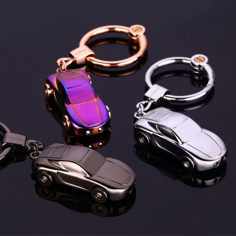 Metal Car Shape Decorative Keychain Holder(Random Color Delivery) by buy2fix