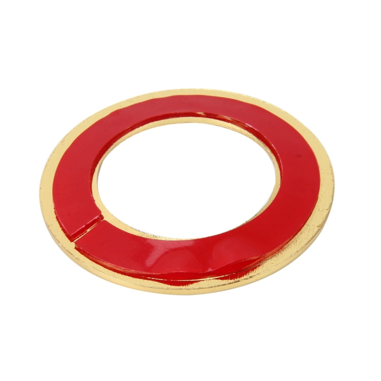 Car Aluminum Steering Wheel Decoration Ring with Diamonds For Volkswagen(Gold) by buy2fix