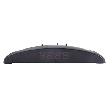 2 in 1 Car LED Digital Display Thermometer Clock(Blue) by buy2fix