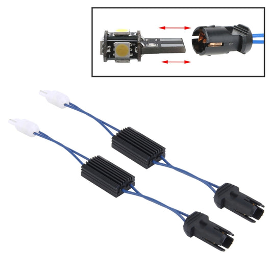 2 PCS T10 Car Auto Clearance Light Warning Error-free Decoder Adapter for DC 12V/3W - Headlight Ballast by buy2fix | Online Shopping UK | buy2fix