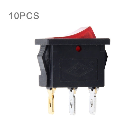 10 PCS Car Auto Universal DIY 3 Pin Boat Cap OFF- ON Push Button - Car Switches by buy2fix | Online Shopping UK | buy2fix