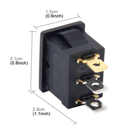 10 PCS Car Auto Universal DIY 3 Pin Boat Cap OFF- ON Push Button - Car Switches by buy2fix | Online Shopping UK | buy2fix