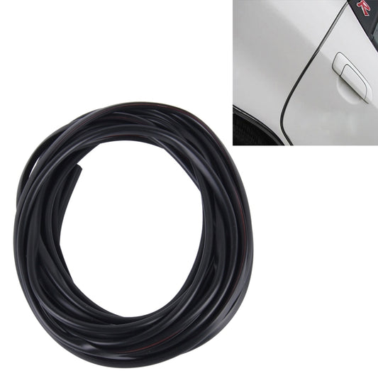 5m Car Decorative Strip PVC Chrome Decoration Strip Door Seal Window Seal(Black) by buy2fix