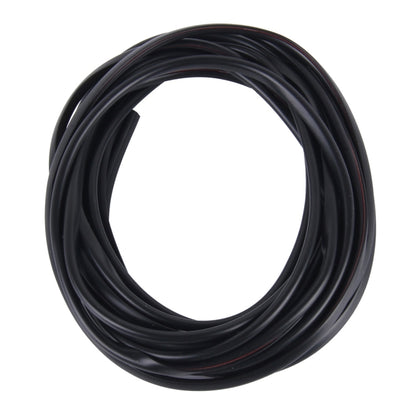 5m Car Decorative Strip PVC Chrome Decoration Strip Door Seal Window Seal(Black) by buy2fix