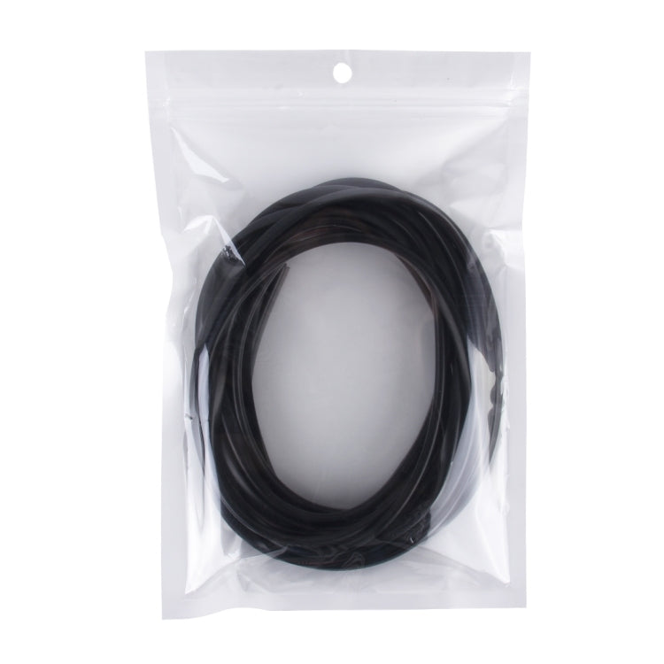 5m Car Decorative Strip PVC Chrome Decoration Strip Door Seal Window Seal(Black) by buy2fix