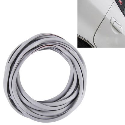 5m Car Decorative Strip PVC Chrome Decoration Strip Door Seal Window Seal(Grey) by buy2fix