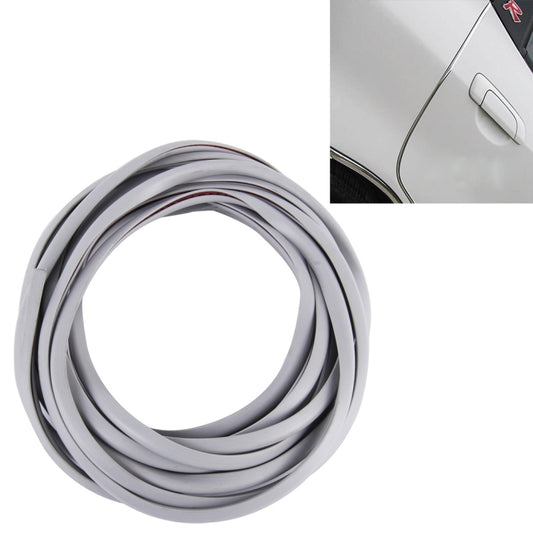 5m Car Decorative Strip PVC Chrome Decoration Strip Door Seal Window Seal(Grey) by buy2fix