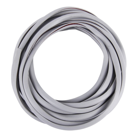 5m Car Decorative Strip PVC Chrome Decoration Strip Door Seal Window Seal(Grey) by buy2fix