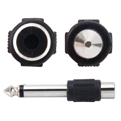 6.35mm to RCA Male to Female Plug Stereo Audio Adapter by buy2fix