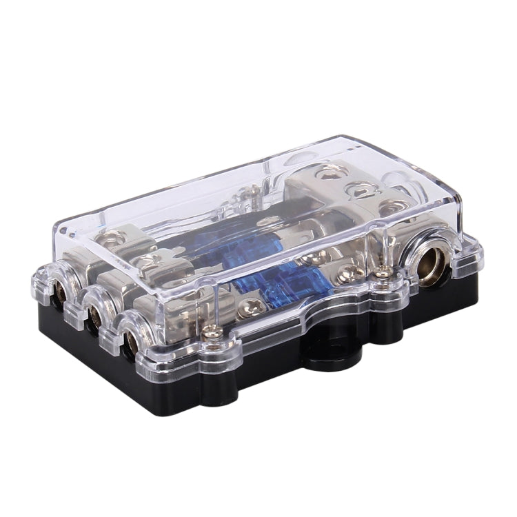 Car Auto 60A 1 in 3 Ways Glass Fuse Holder Blade Fuse Holder for Car Audio Amplifier - Fuse by buy2fix | Online Shopping UK | buy2fix