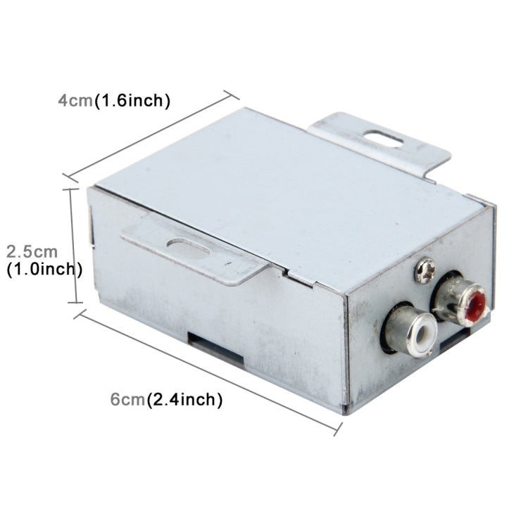 FQ-328 3.5mm Car RCA Amplifier Audio Noise Filter - Car Amplifiers by buy2fix | Online Shopping UK | buy2fix