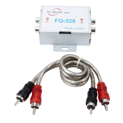 FQ-328 3.5mm Car RCA Amplifier Audio Noise Filter - Car Amplifiers by buy2fix | Online Shopping UK | buy2fix