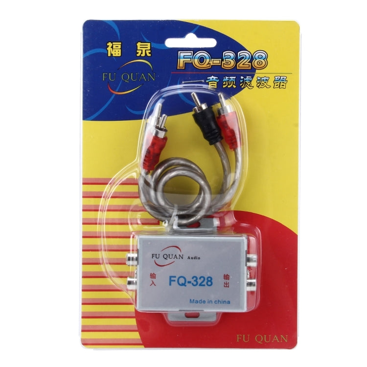 FQ-328 3.5mm Car RCA Amplifier Audio Noise Filter - Car Amplifiers by buy2fix | Online Shopping UK | buy2fix