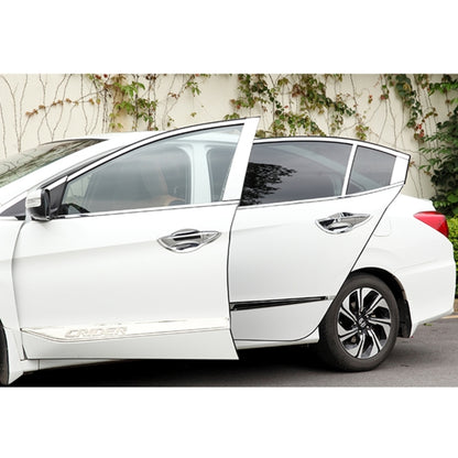 5.6m Car Decorative Strip Rubber Chrome Decoration Strip Door Seal Window Seal (Black) by buy2fix