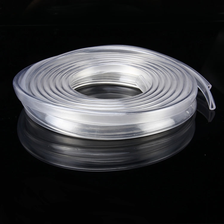 5.6m Car Decorative Strip Rubber Chrome Decoration Strip Door Seal Window Seal (Transparent) by buy2fix