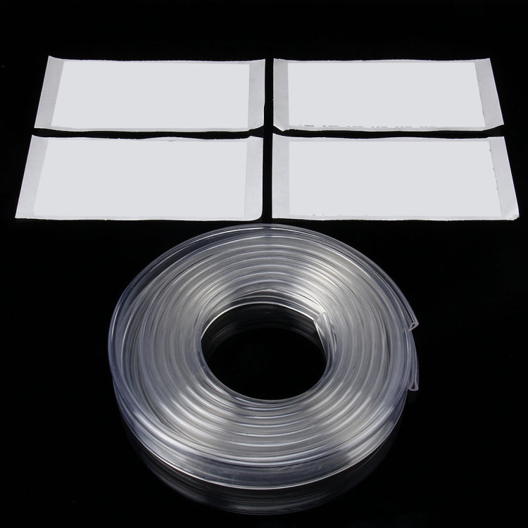 5.6m Car Decorative Strip Rubber Chrome Decoration Strip Door Seal Window Seal (Transparent) by buy2fix