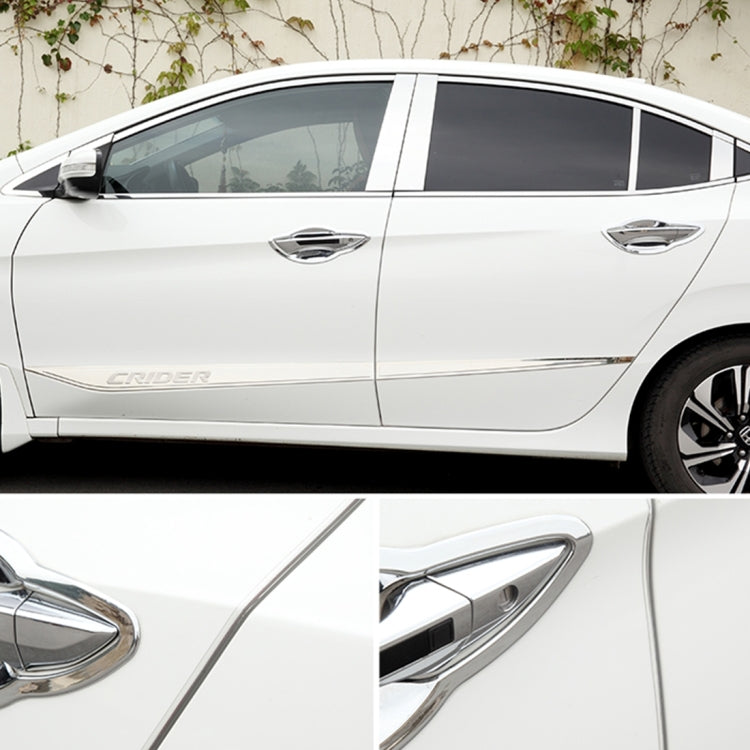 5.6m Car Decorative Strip Rubber Chrome Decoration Strip Door Seal Window Seal (Transparent) by buy2fix