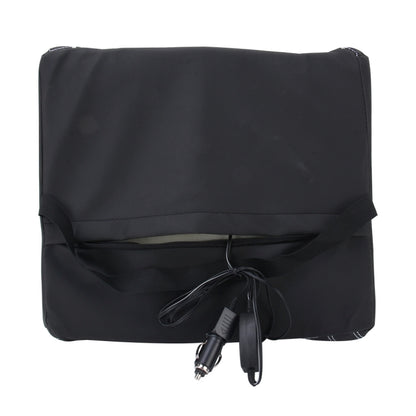 12V Four Season Chemical Fiber Wrapping Lumbar Seat Relaxation Waist Support Cushion for Car Office Family (Red) by buy2fix